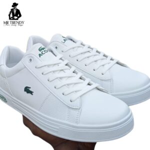 White Lacoste Casual Shoes