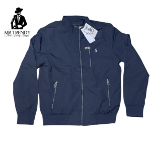 Navy Blue Polo Jacket