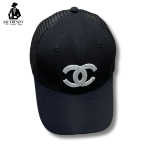 Black Chanel Snapback Cap