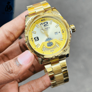 Diesel 5bar Gold Watch