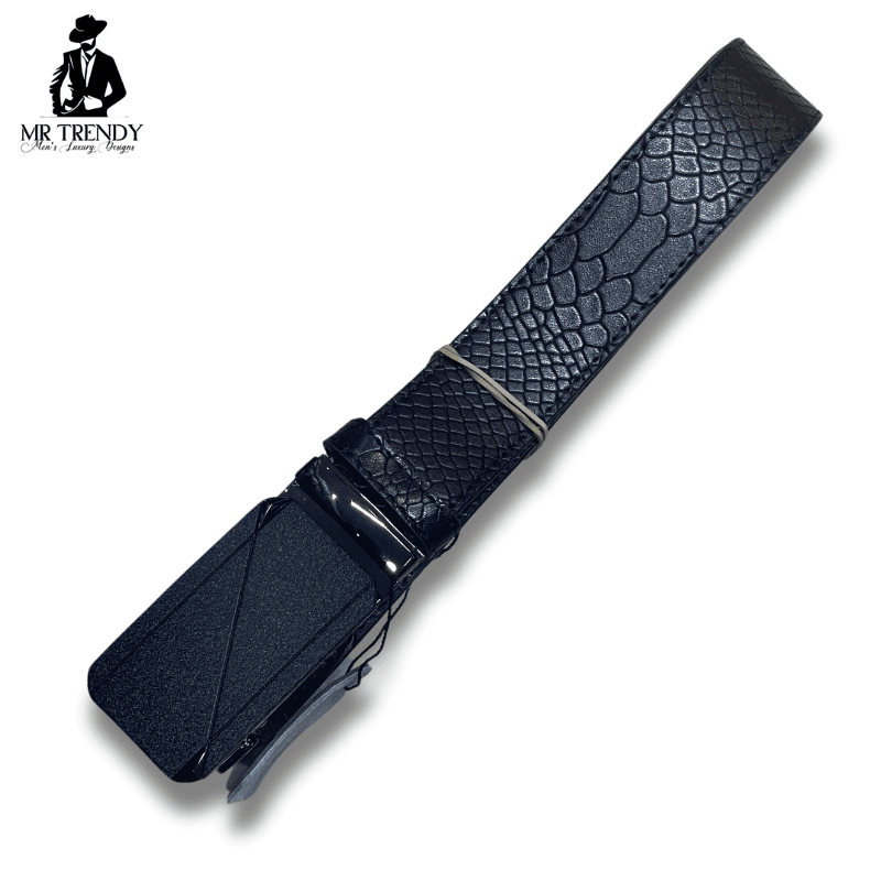 Premium Leather Black Belt for Men