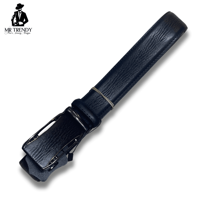 Leather Black Belt for Men