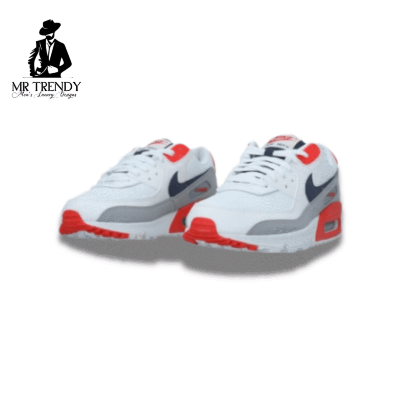 Nike Air Max 90 – White/Red/Grey