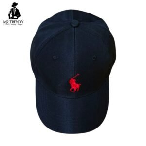 Black Polo Snapback Hat
