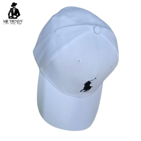 White Polo Snapback Hat