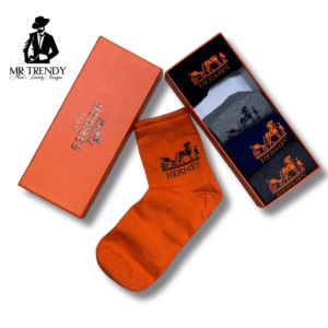 5-Pack Hermes Socks for Men - Multicolor & Random Designs