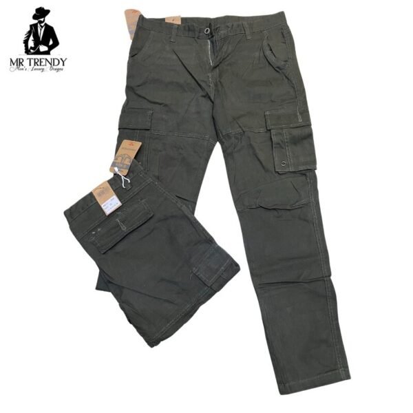 Forest Green Cargo Pants for Men