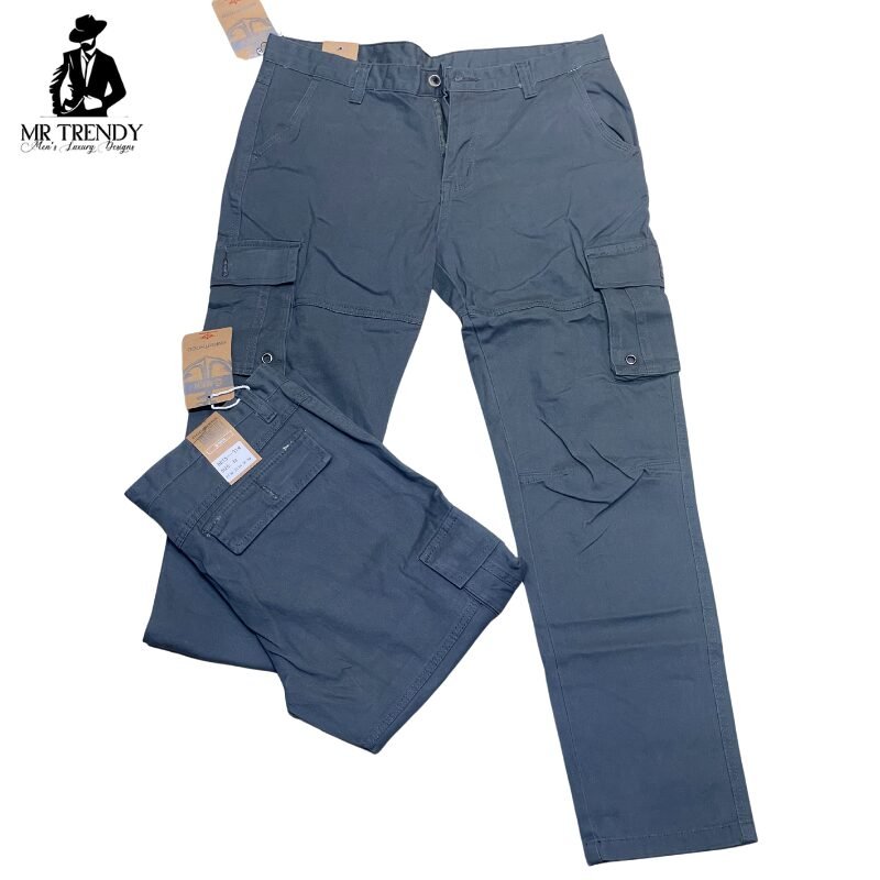 Grey Cargo Pants for Men