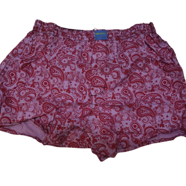 Maroon Cotton Boxer Shorts