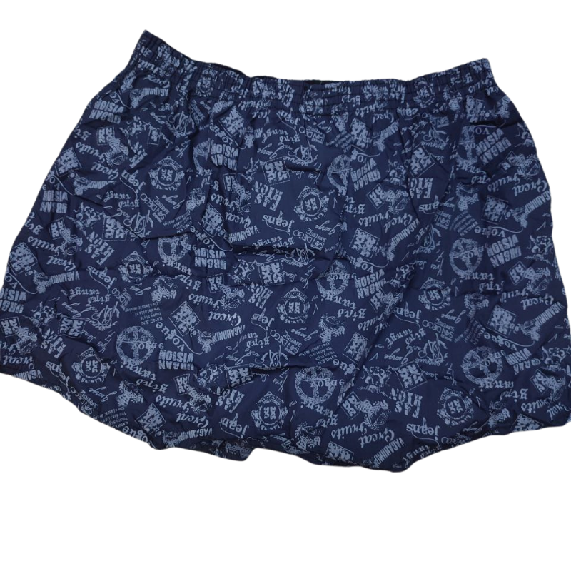 🩳 Midnight Cotton Boxer Shorts for Men