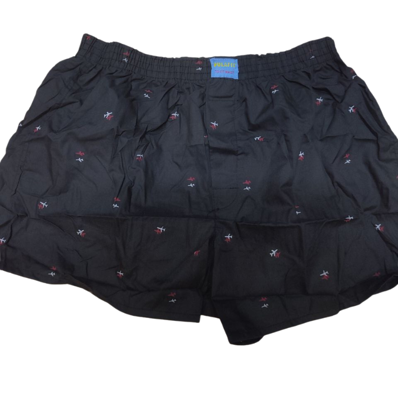 🩳 Black Men’s Cotton Boxer Shorts