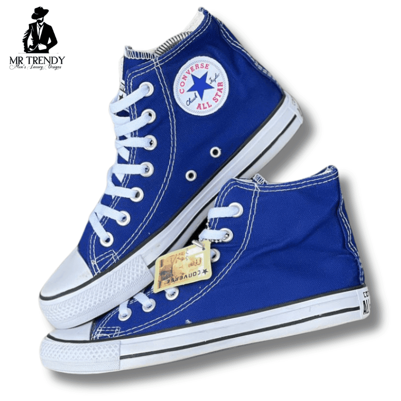 Blue High-Cut Converse