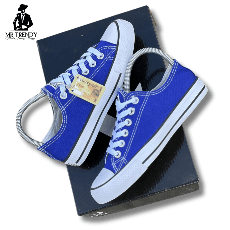 Blue Low-Cut Converse