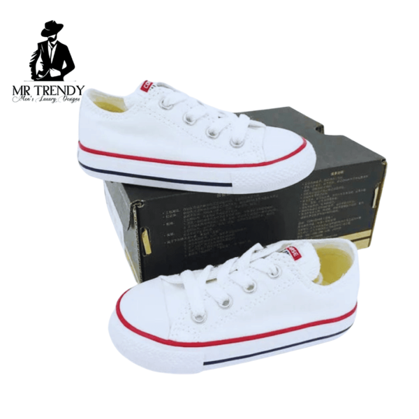 White Converse All-stars - Image 2