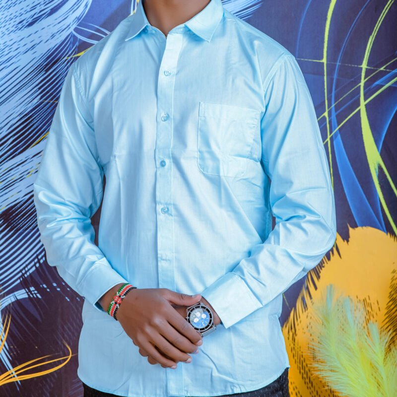 Aqua Blue William Hunt Formal Shirts – Turkey Design