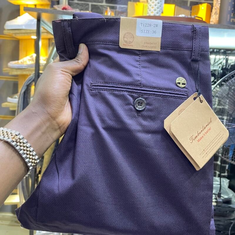 Purple Casual Pants for Men