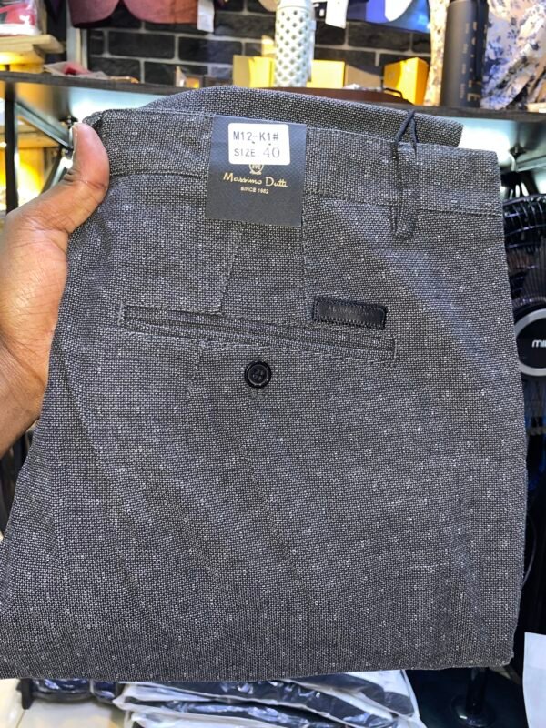 Grey Plaid Trousers