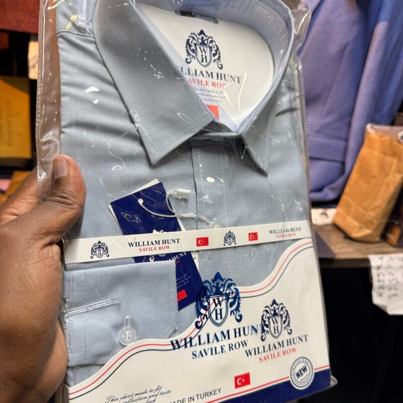 Grey William Hunt Formal Shirts