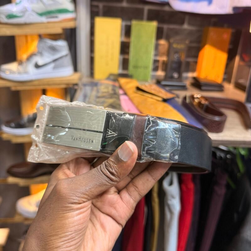 Men’s Brown  & Black Leather Belt | Pure Leather
