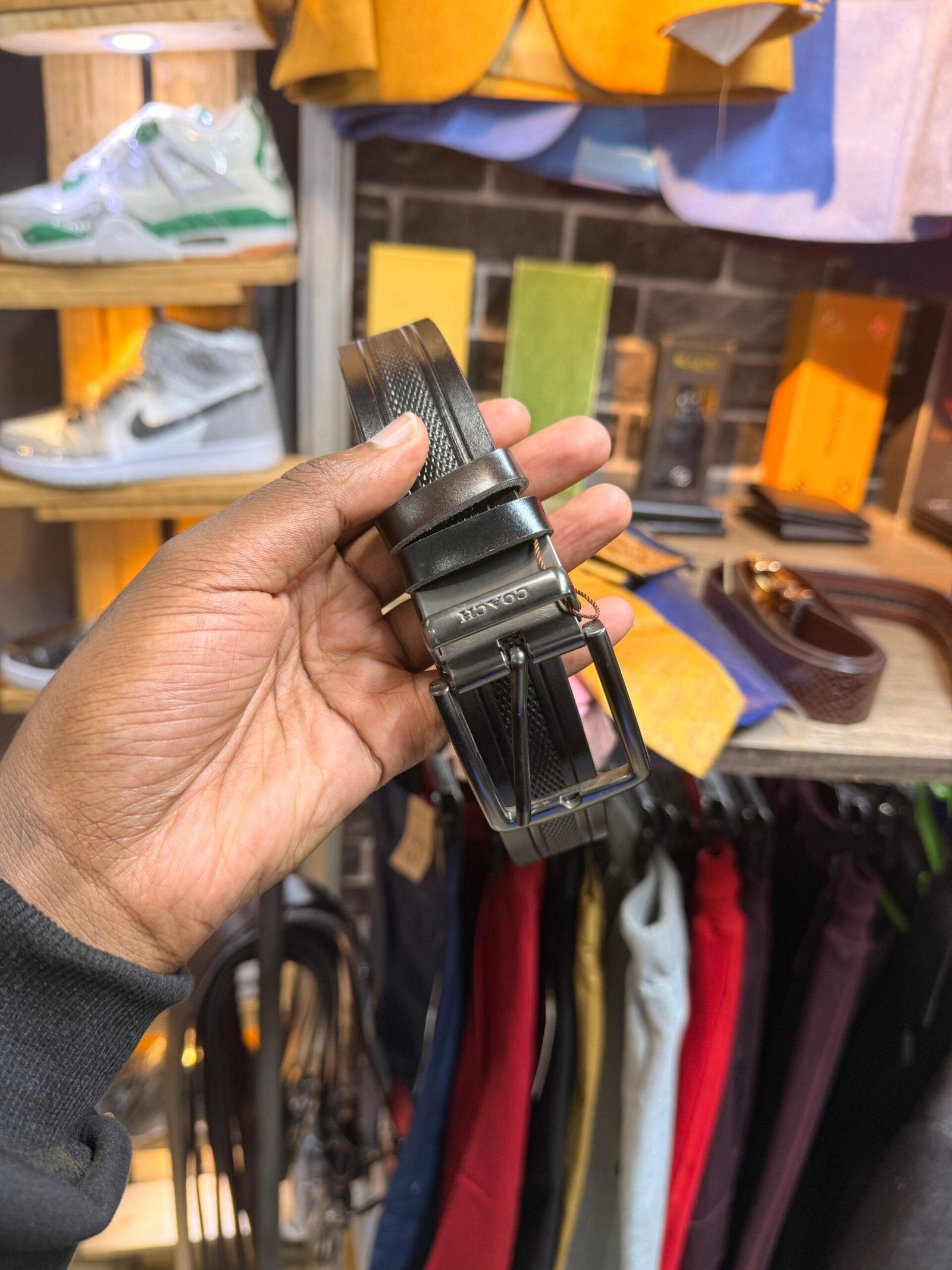 Coach Double Sided Belt for Men