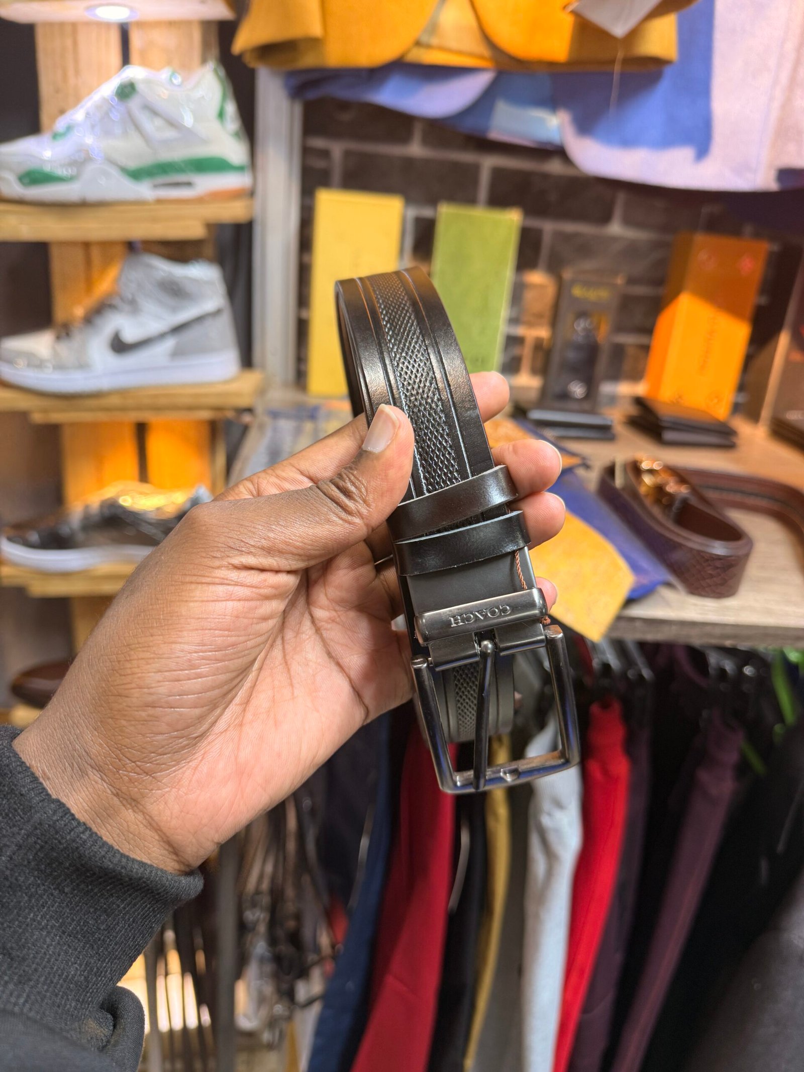 Coach Double Sided Belt for Men