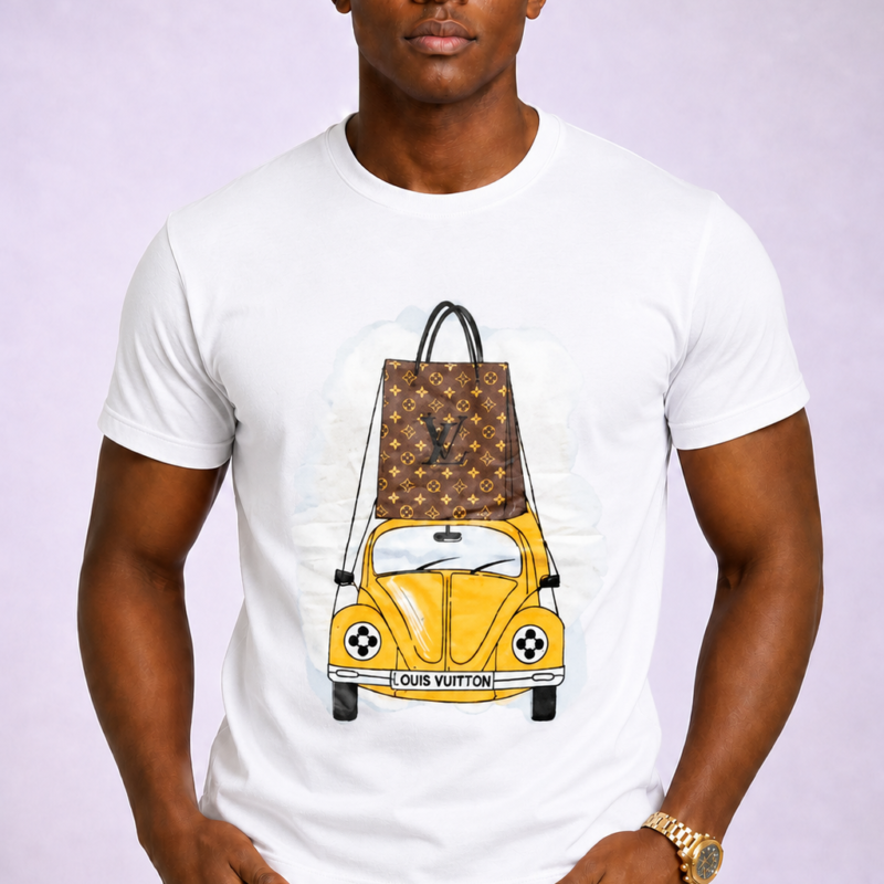 Men’s White T-Shirts Printed