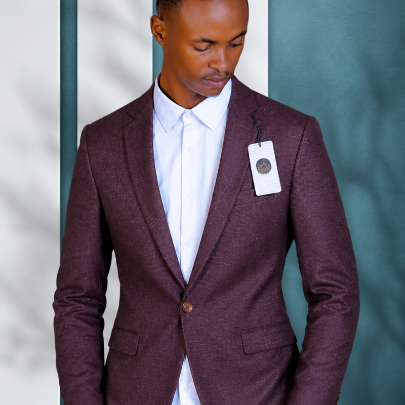 Maroon Turkey Men’s Blazer Slim Fit for Men
