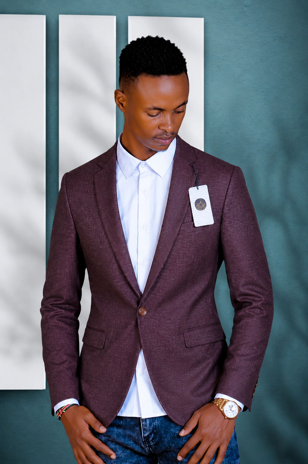 Maroon Turkey Men's Blazer Slim Fit for Men
