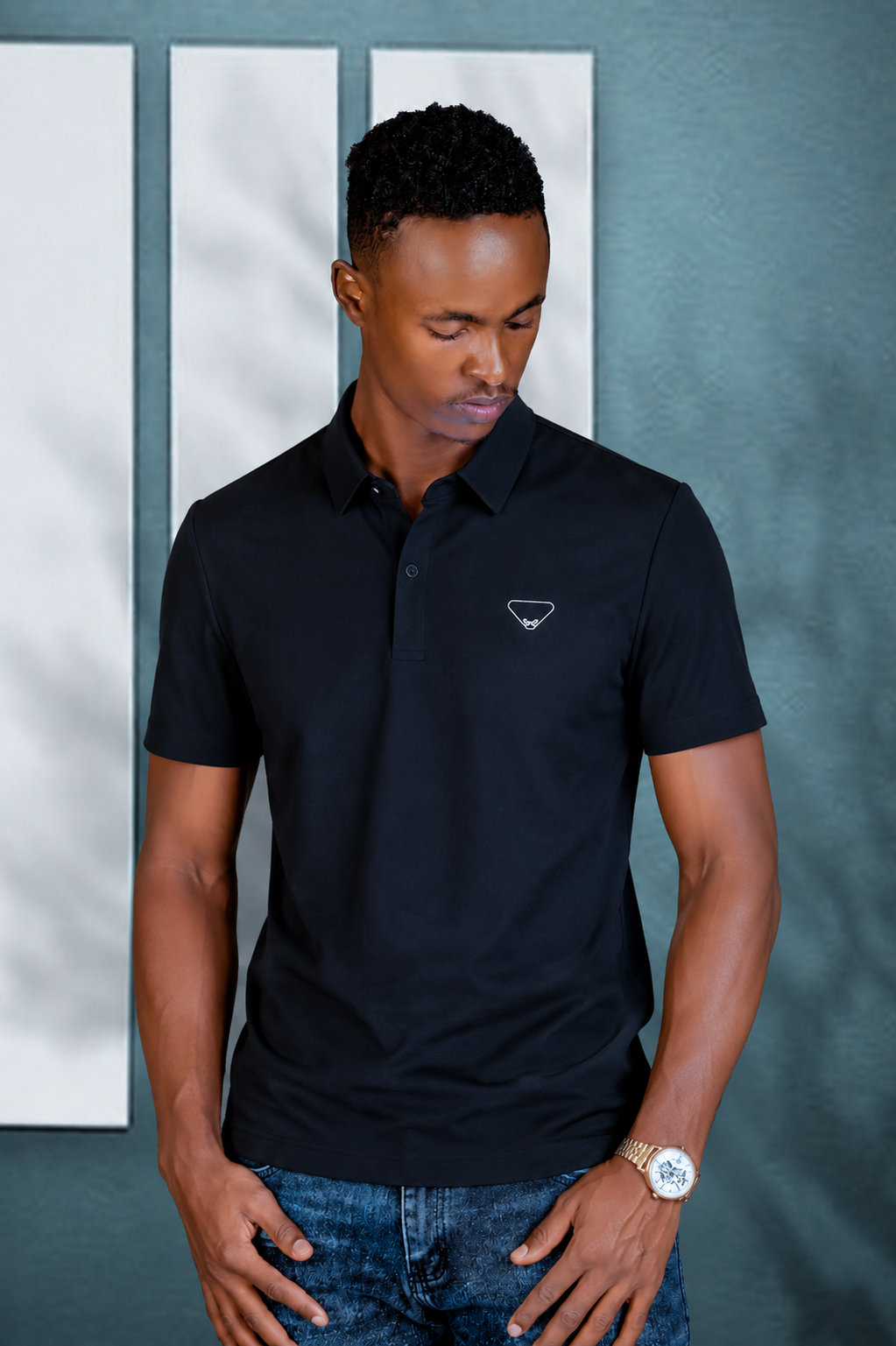 Black Polo Shirts for Men
