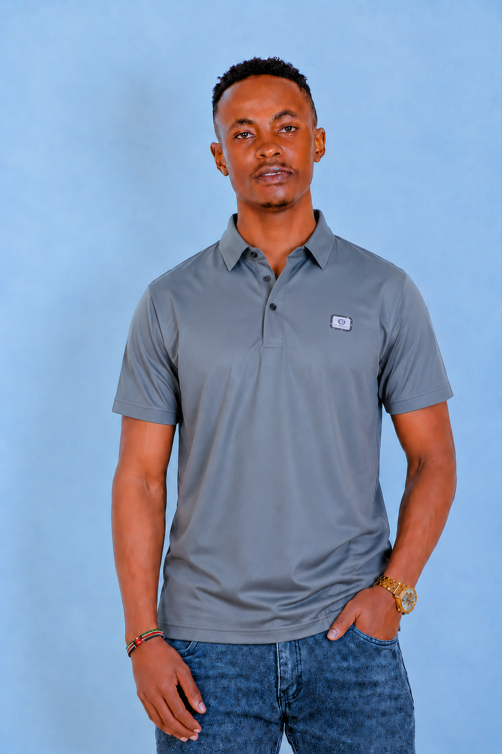Charcoal Grey Top Quality Polo Shirts for Men