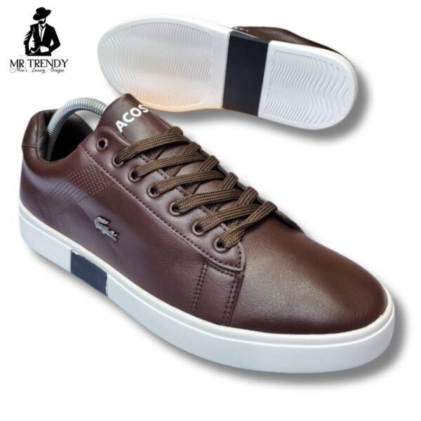 Dark Brown Lacoste Casual Shoes for Men