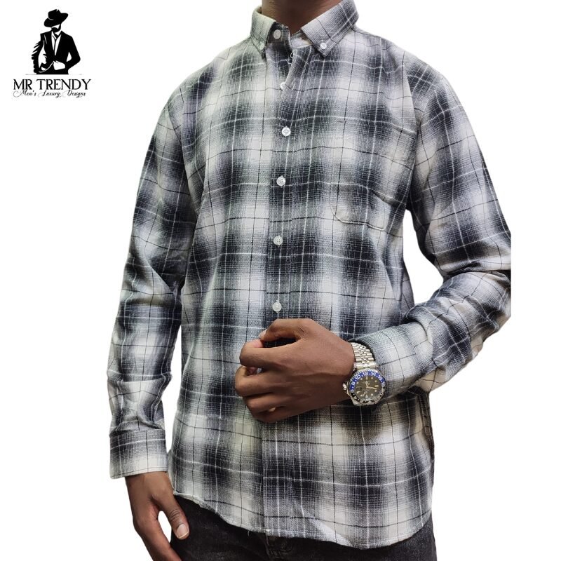 Men’s Cotton Checkered Shirt