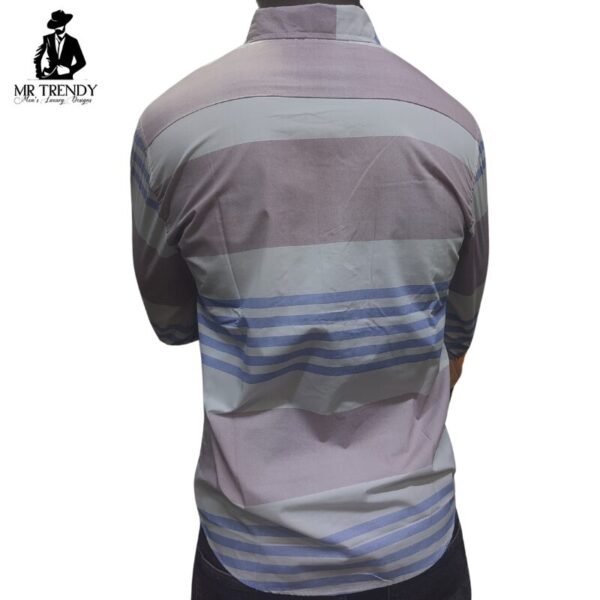 Horizontal Striped Casual Shirt - Image 2