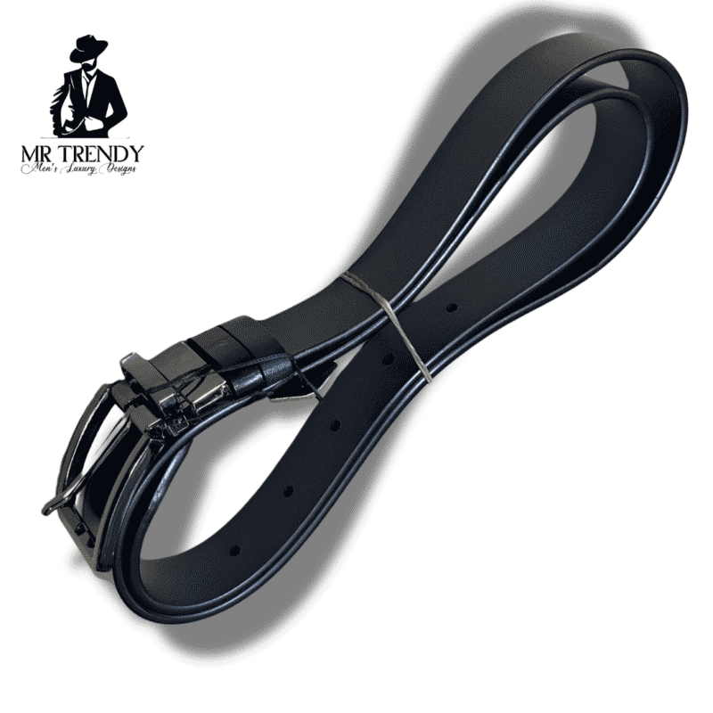 Blue and Black Double-Sided Belt