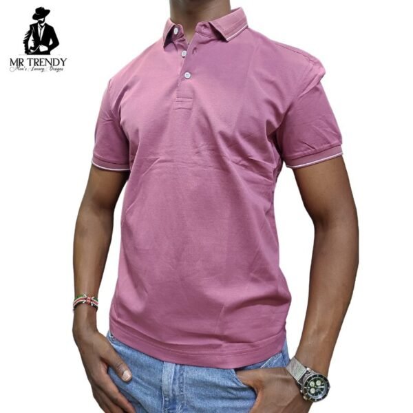 Pink Polo Shirts for Men - Image 3