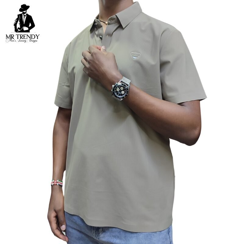 Beige Top Quality Polo Shirts for Men