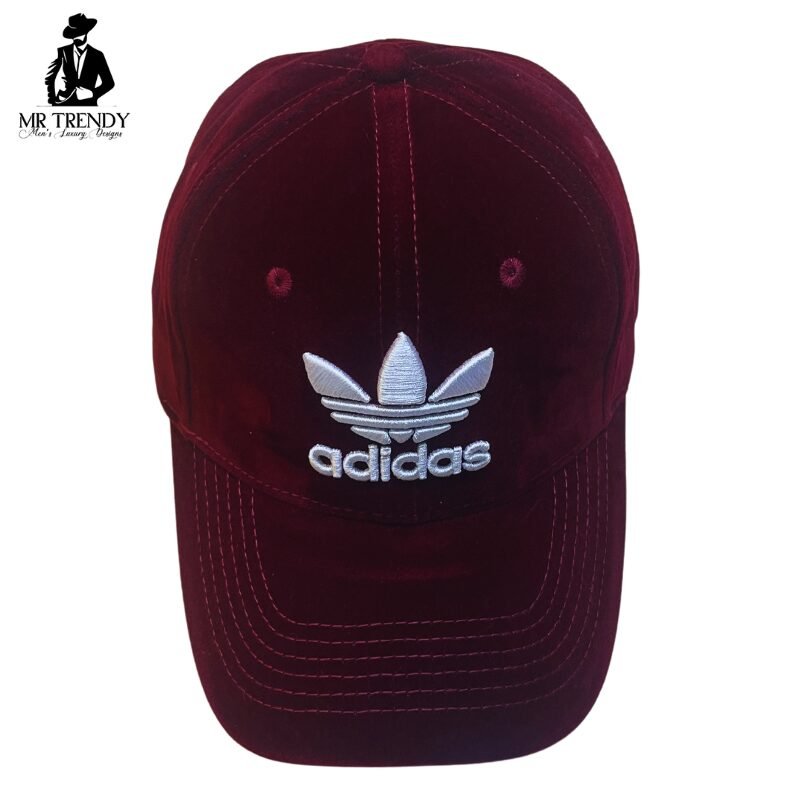 Maroon Adidas Suede Cap