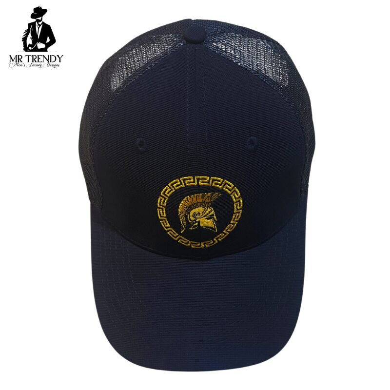 Black Spartan Mesh Cap