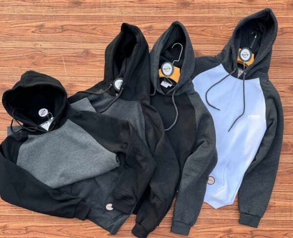 Light-Grey & Black Hoodie - Image 4