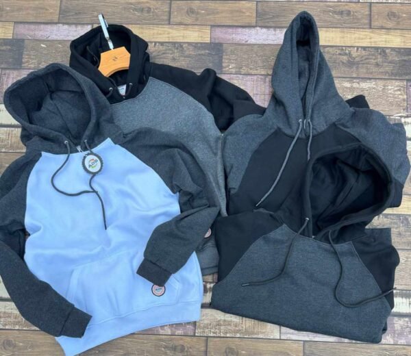 Light-Grey & Black Hoodie - Image 5
