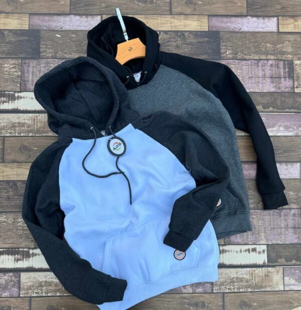 Light-Grey & Black Hoodie - Image 6
