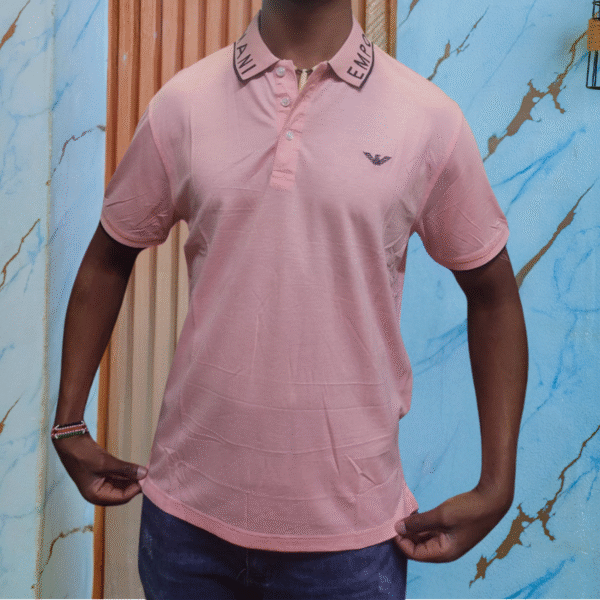 Men's Pink Polo