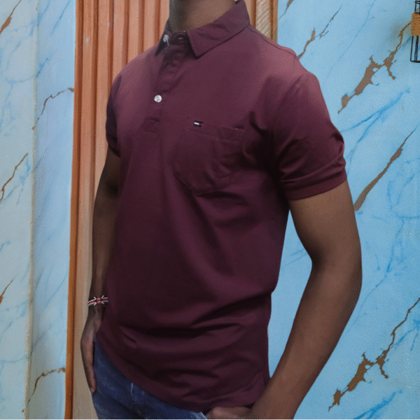 Maroon Polo T-Shirt