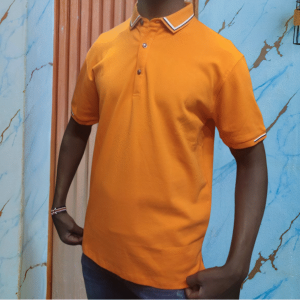 Orange Polo T-shirt