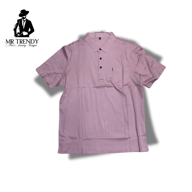 Pink Polo T-shirt for Men