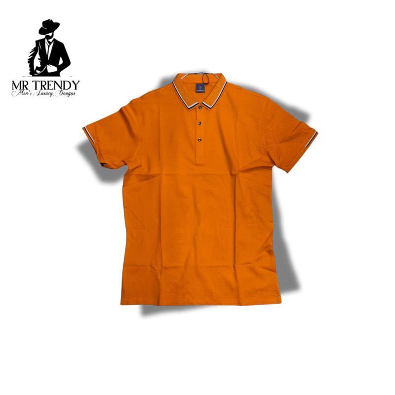 Orange Polo T-shirt for Men