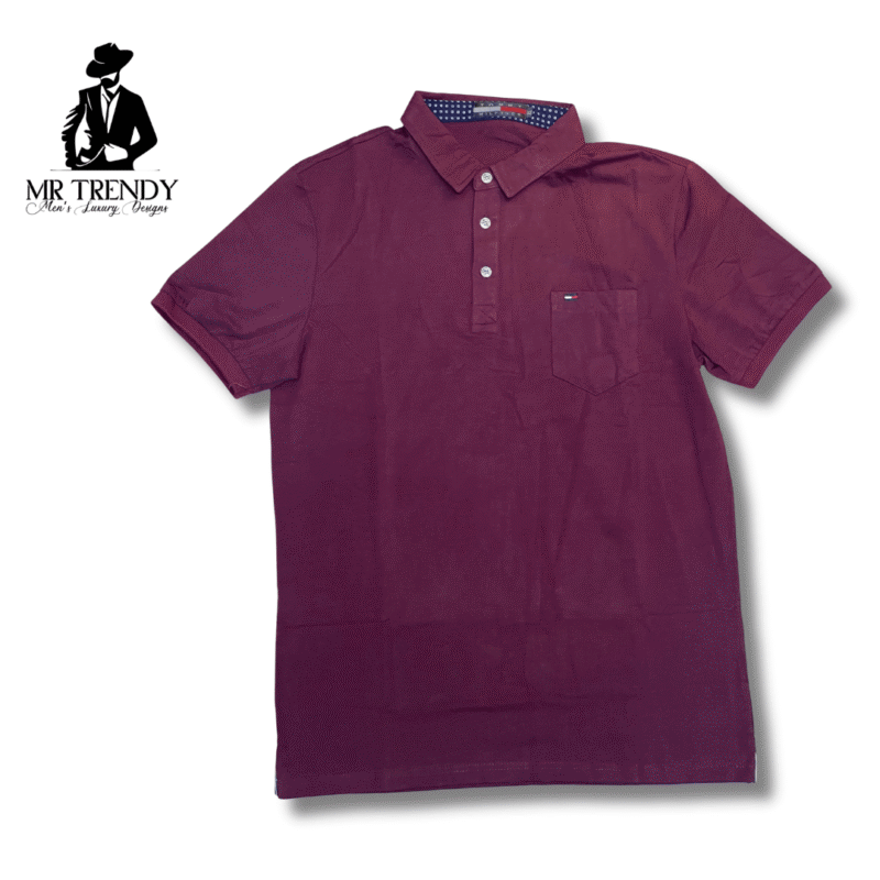 Quality Maroon Polo T-Shirt Brand – Tommy Hilfiger