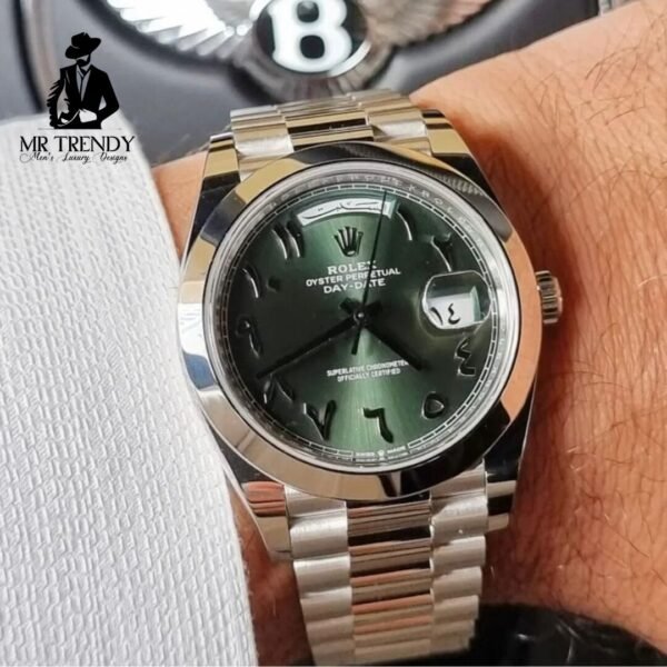 Day-Date Automatic Watch "Arabic"