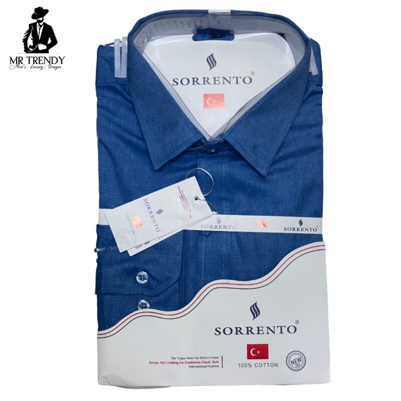 Blue Sorento Formal Shirts – Turkey Design