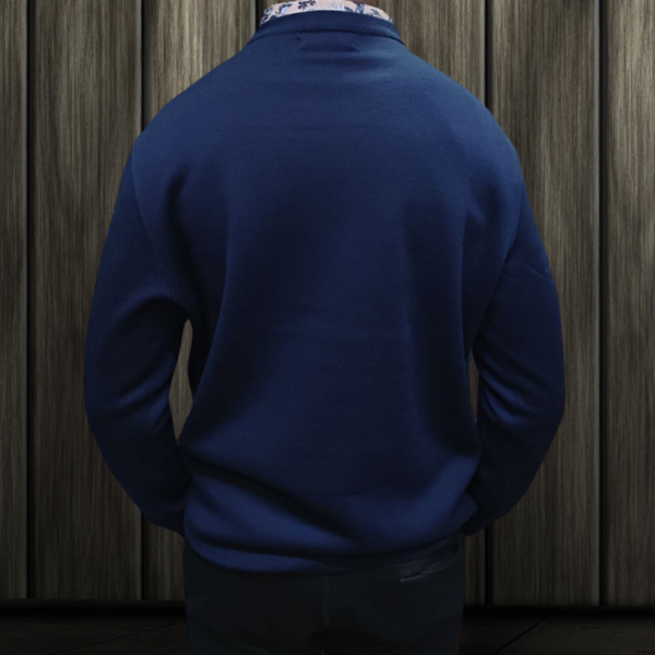 Navy Blue Cotton Sweaters